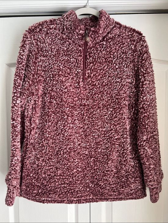 Weatherproof Tops - Weatherproof Plush Fleece-Lined Pullover in Mauve